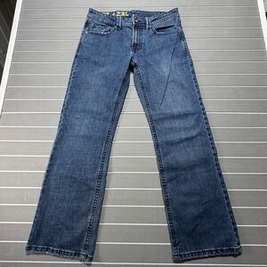 TK Axel Mens Dark Wash Relaxed Fit Flap Pocket Denim Jeans 32x32 RN138823